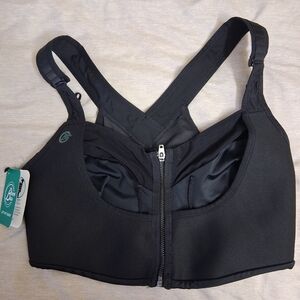 Bloom Bras Signature Black Bloom Sports Bra Size 3 Adjustable Lift